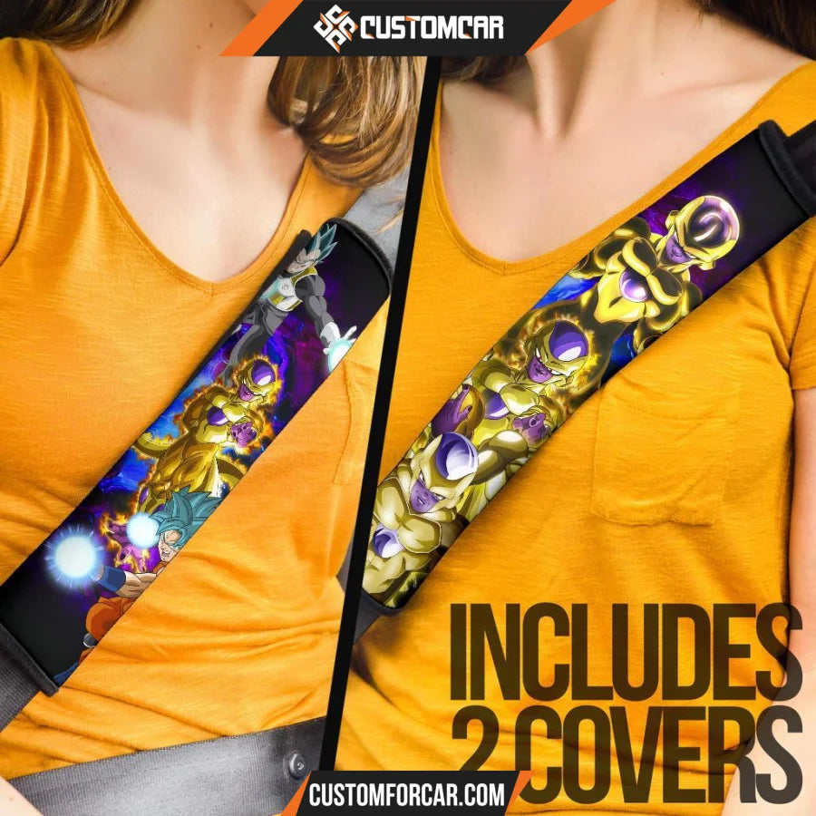 Dragon Ball Anime Seat Belt Covers | DB Goku And Vegeta Vs 