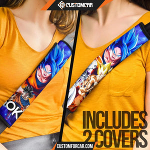 Dragon Ball Anime Seat Belt Covers | DB Goku Level Up Super 