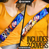 Dragon Ball Anime Seat Belt Covers | DB Goku Level Up Super 