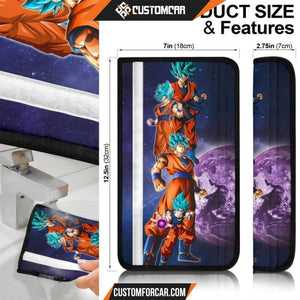 Dragon Ball Anime Seat Belt Covers | DB Goku Purple Power 