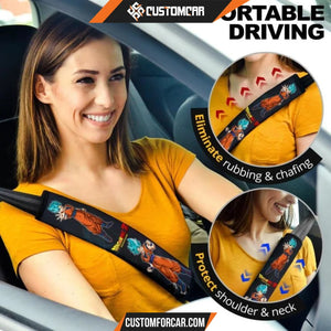 Dragon Ball Anime Seat Belt Covers | DB Goku Ultra Universe 