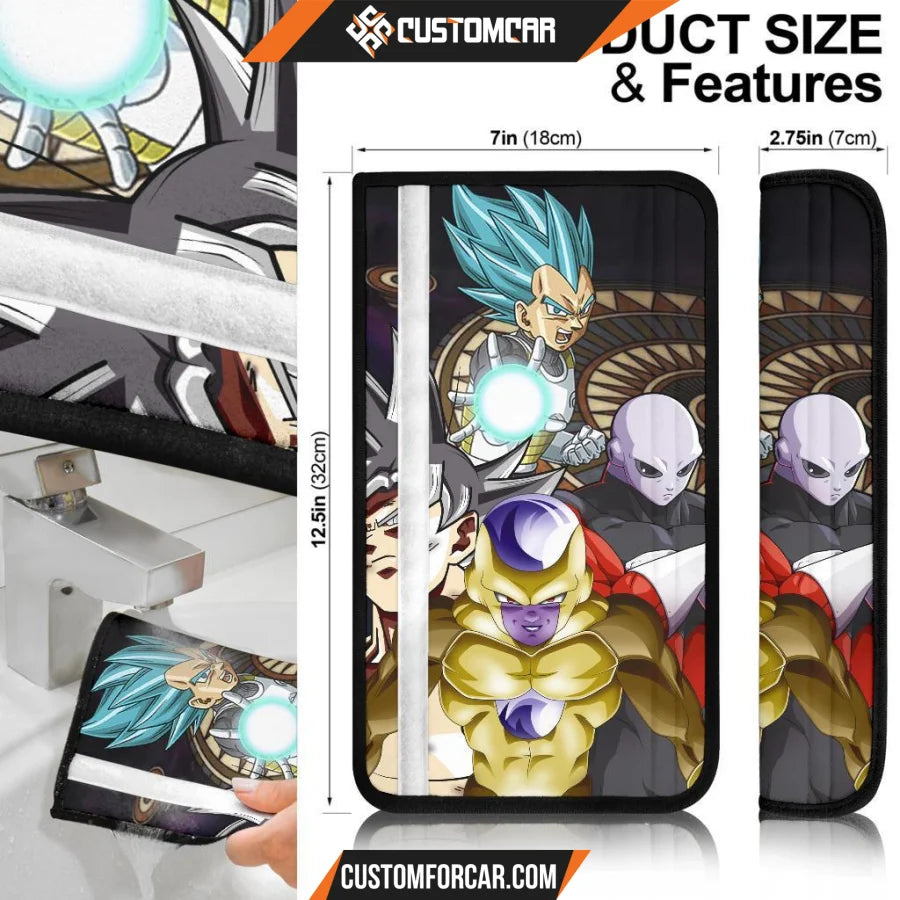 Dragon Ball Anime Seat Belt Covers | DB Goku Vegeta Jiren 