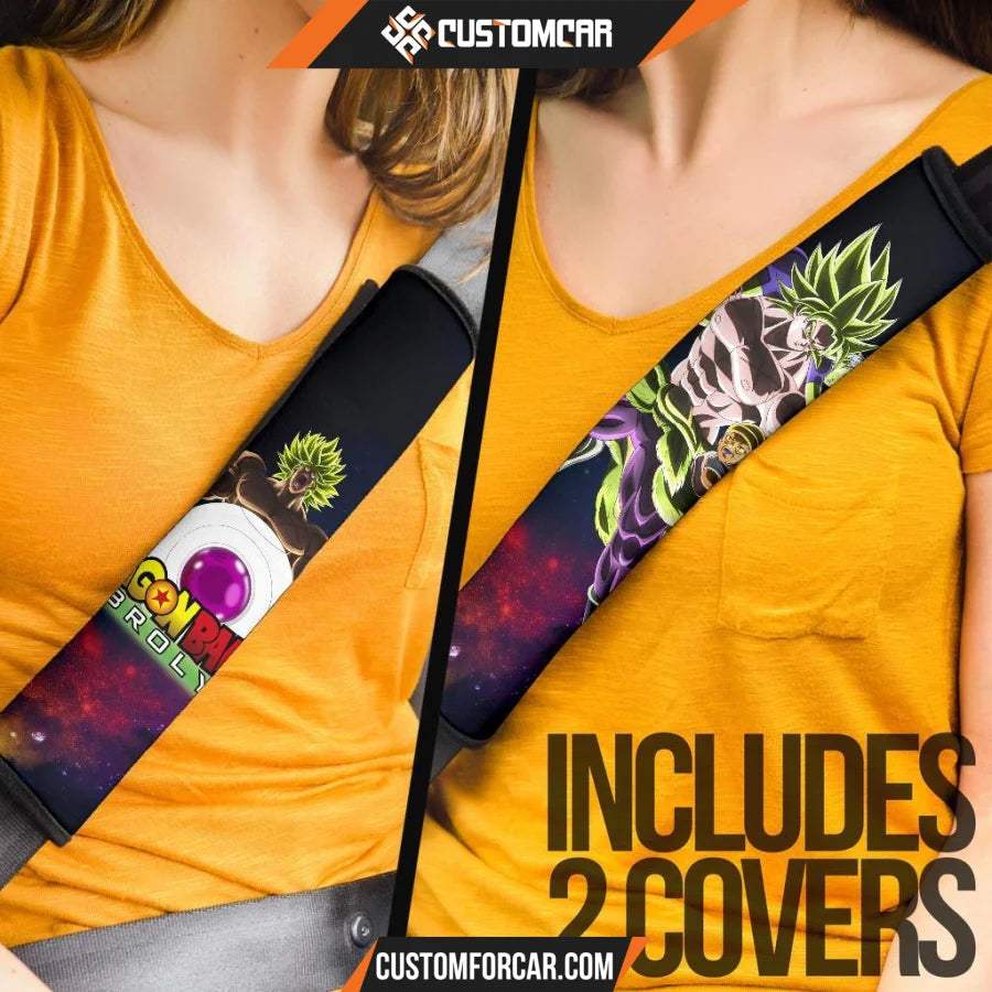 Dragon Ball Anime Seat Belt Covers | DB Super Broly Power Up