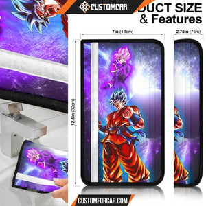 Dragon Ball Anime Seat Belt Covers | DB Vegeta Goku SS4 Vs 