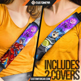 Dragon Ball Anime Seat Belt Covers | DB Vegeta Goku SS4 Vs 