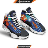 Dragon Ball Goku Super Saiyan Blue Air Jordan 13 Sneakers
