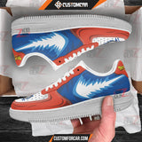 Dragon Ball Goku Super Saiyan Blue Air Sneakers Custom Anime