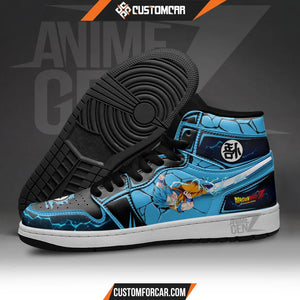 Dragon Ball Goku Super Saiyan Blue JD Sneakers Custom Anime