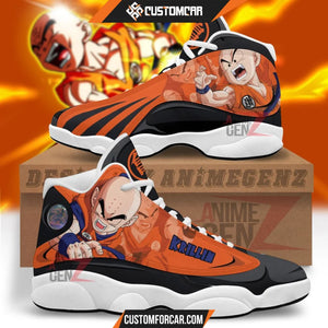 Dragon Ball Krillin Air Jordan 13 Sneakers Custom Anime