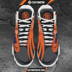 Dragon Ball Krillin Air Jordan 13 Sneakers Custom Anime