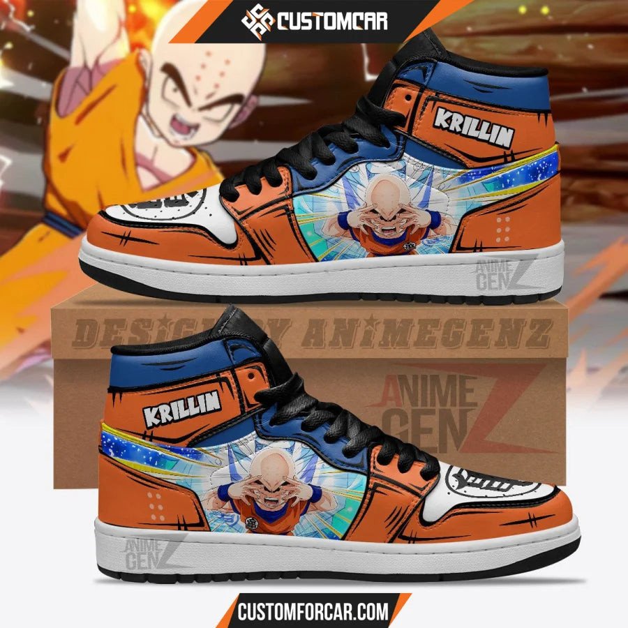 Dragon Ball Krillin JD Sneakers Custom Anime Shoes