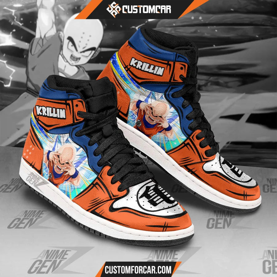 Dragon Ball Krillin JD Sneakers Custom Anime Shoes