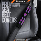 Dragon Ball Seat Belt Covers Beerus Purple Neon Patterns 