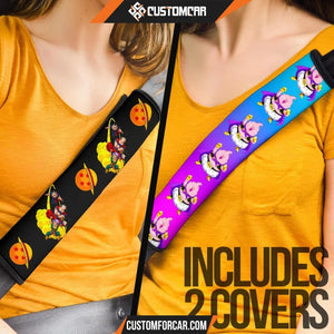 Dragon Ball Seat Belt Covers Chibi Buu Vs Vegeta Patterns 