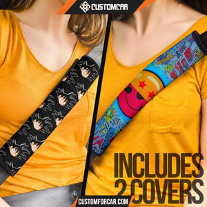 Dragon Ball Seat Belt Covers Goku Black Head Patterns Belt 