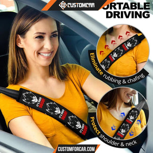 Dragon Ball Seat Belt Covers It’s Over 9000 Belt Covers 