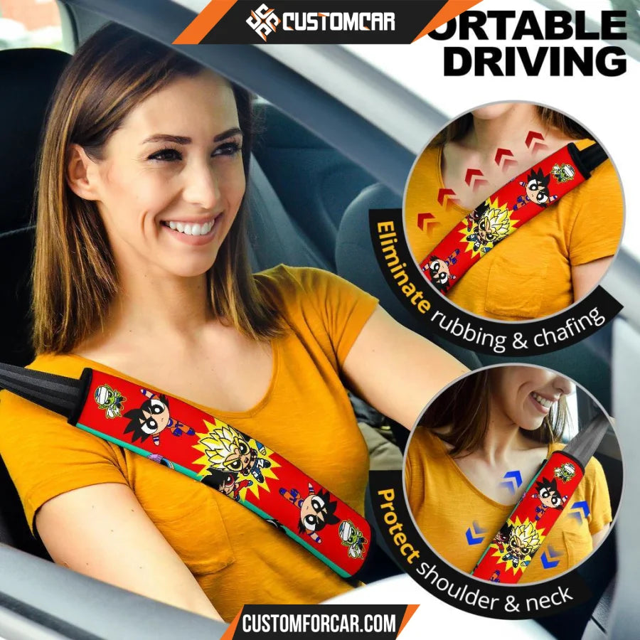 Dragon Ball Seat Belt Covers Powerpuff Girls Cosplay Dragon 