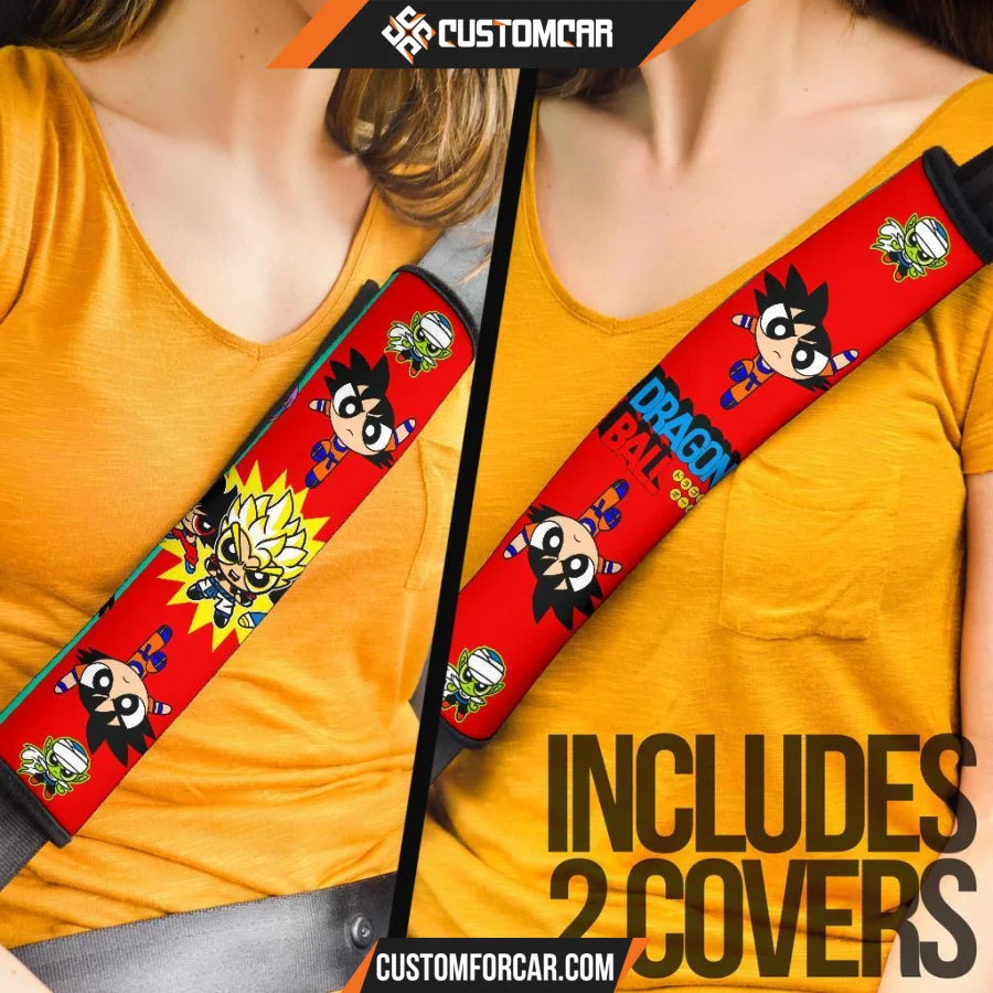 Dragon Ball Seat Belt Covers Powerpuff Girls Cosplay Dragon 