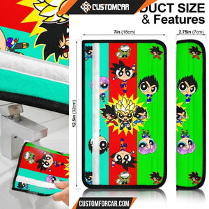 Dragon Ball Seat Belt Covers Powerpuff Girls Cosplay Dragon 