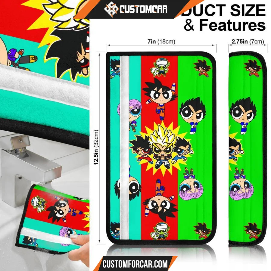 Dragon Ball Seat Belt Covers Powerpuff Girls Cosplay Dragon 