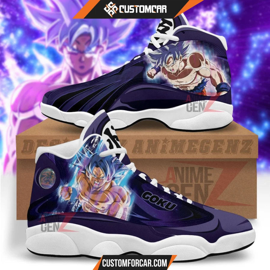 Dragon Ball Shoes Goku Ultra Instinct Air Jordan 13 Sneakers