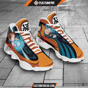 Dragon Ball Sneakers Goku Super Saiyan Blue Air Jordan 13