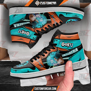 Dragon Ball Son Goku Blue JD Sneakers Custom Anime Shoes