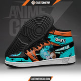 Dragon Ball Son Goku Blue JD Sneakers Custom Anime Shoes