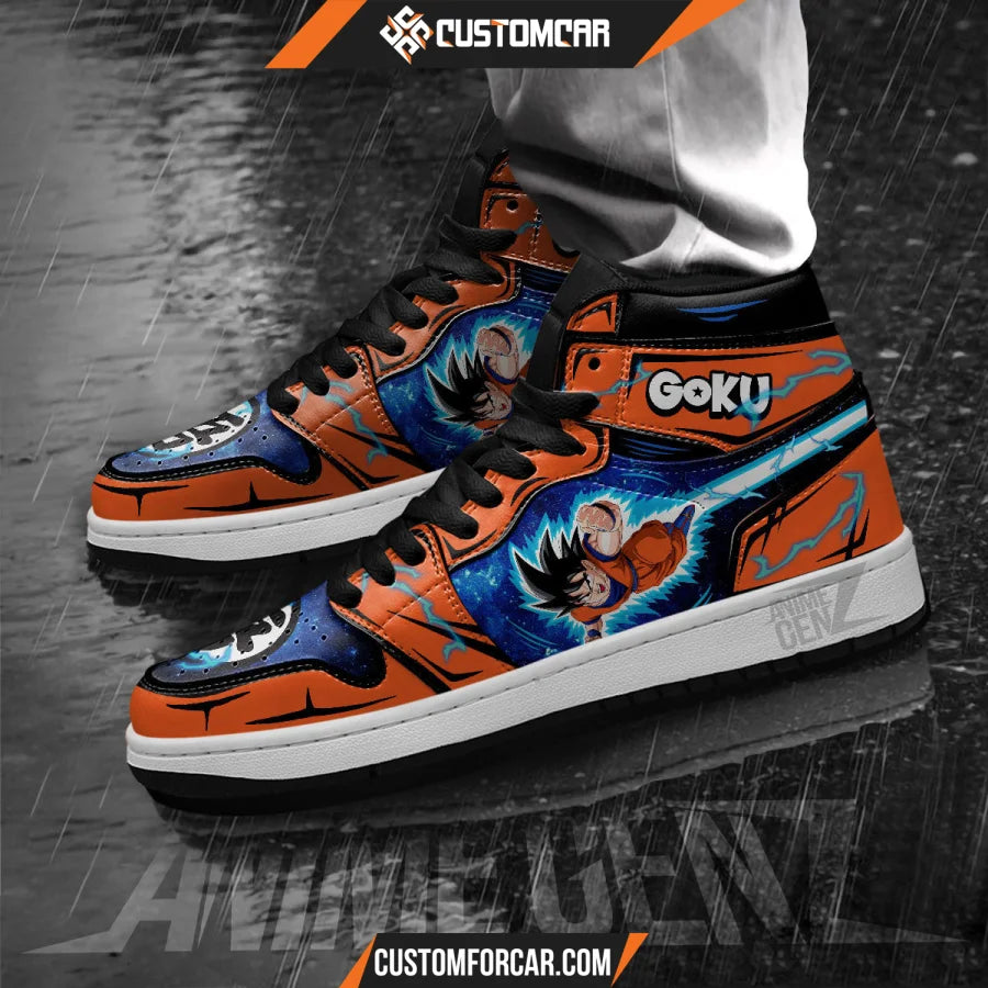 Dragon Ball Son Goku Flying JD Sneakers Custom Anime Shoes