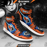 Dragon Ball Son Goku Flying JD Sneakers Custom Anime Shoes