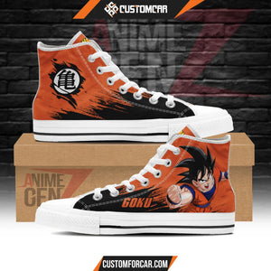 Dragon Ball Son Goku High Top Shoes Custom Anime Sneakers
