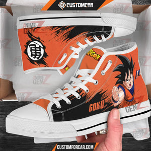 Dragon Ball Son Goku High Top Shoes Custom Anime Sneakers