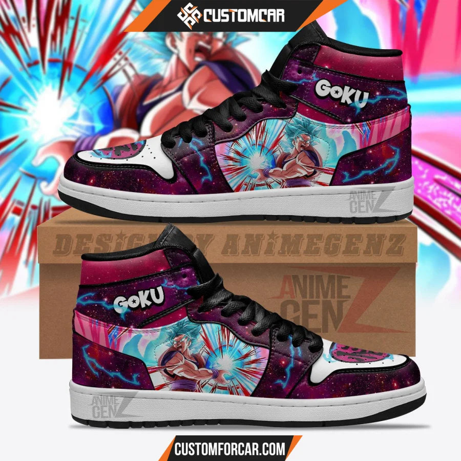 Dragon Ball Son Goku Kaio-ken JD Sneakers Custom Anime Shoes