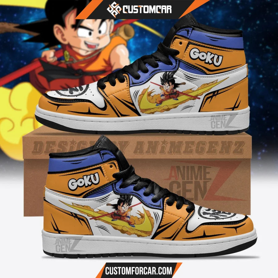 Dragon Ball Son Goku Kid JD Sneakers Custom Anime Shoes