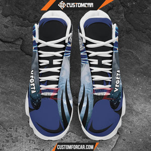 Dragon Ball Super Saiyan Vegeta Air Jordan 13 Sneakers