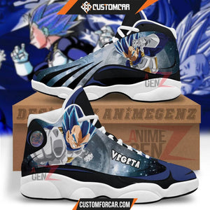 Dragon Ball Super Saiyan Vegeta Air Jordan 13 Sneakers
