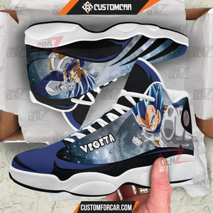 Dragon Ball Super Saiyan Vegeta Air Jordan 13 Sneakers