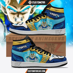 Dragon Ball Vegeta Blue JD Sneakers Custom Anime Shoes