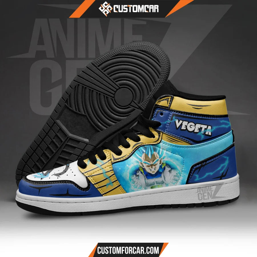 Dragon Ball Vegeta Blue JD Sneakers Custom Anime Shoes