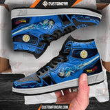 Dragon Ball Vegeta Super Saiyan Blue JD Sneakers Custom