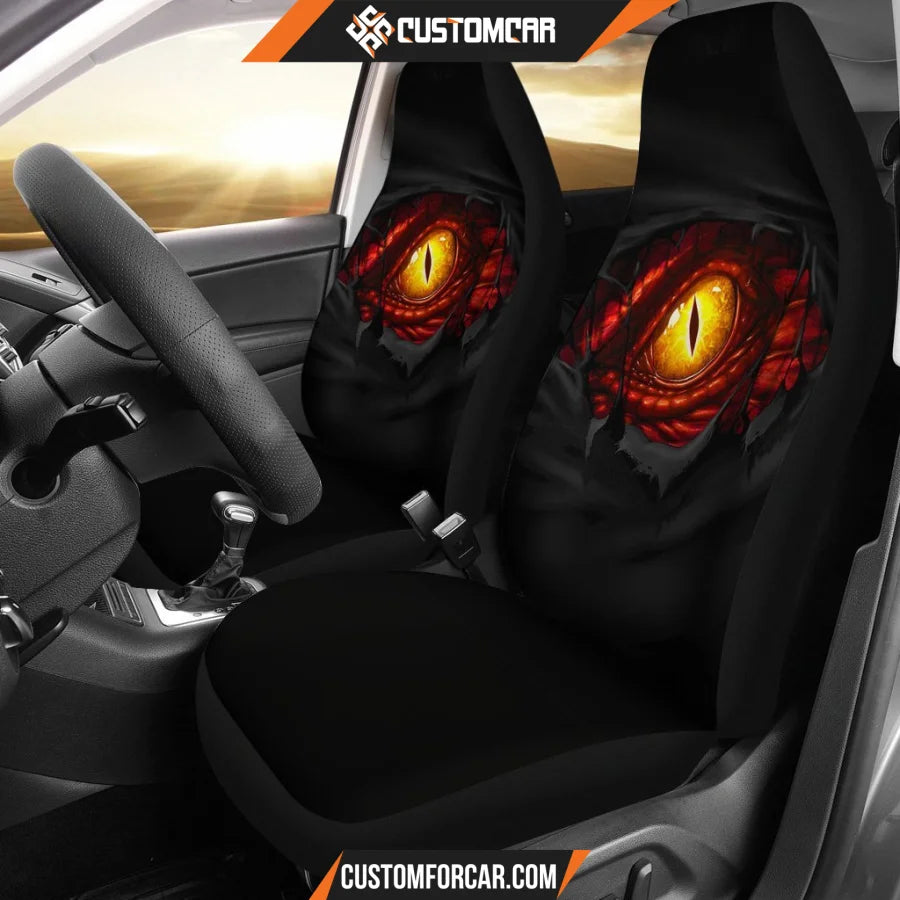 Dragon Eyes 3D Car Seat Covers - seat Covers For Car R031304