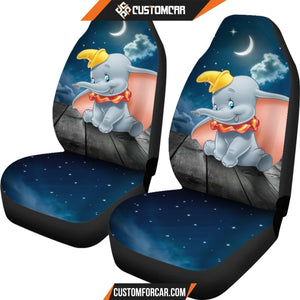 Dumbo Dream Cartoon Car Seat Covers Dumbo Moon Seat Covers 