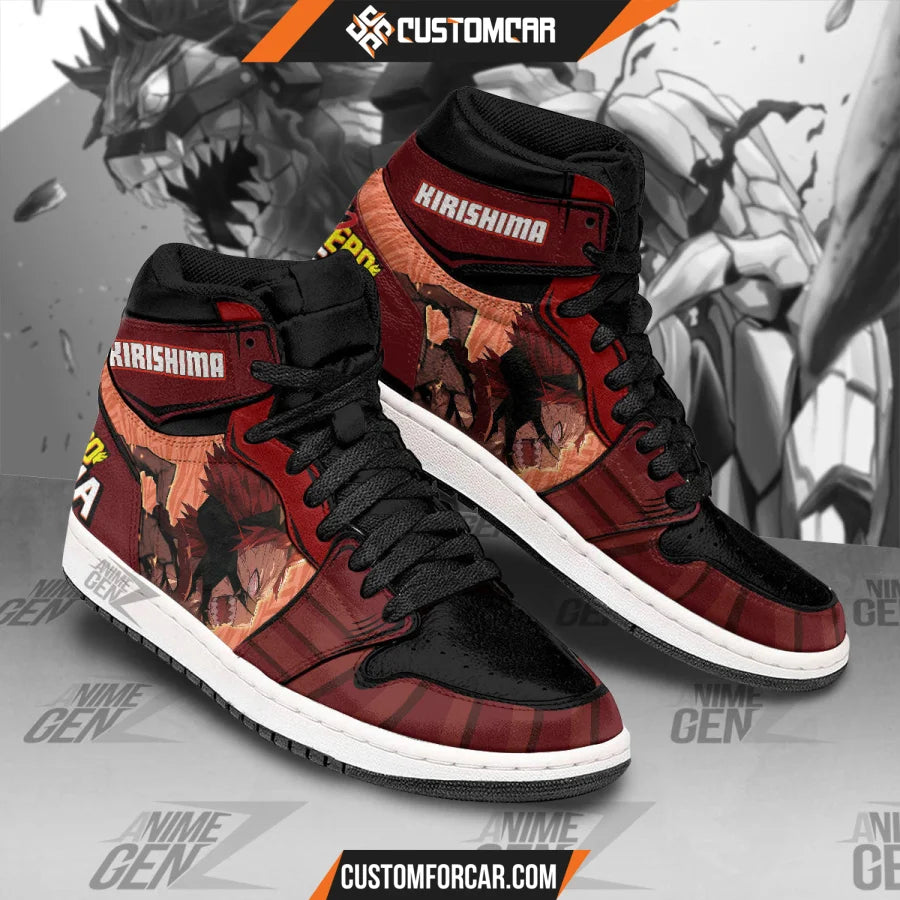 Eijiro Kirishima JD Sneakers Custom Anime My Hero Academia