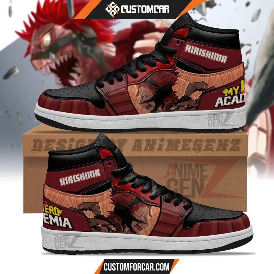 Eijiro Kirishima JD Sneakers Custom Anime My Hero Academia