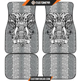 Elephant Artwork Car Floor Mats Mandala Car Accessories