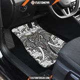 Elephant Artwork Car Floor Mats Mandala Car Accessories