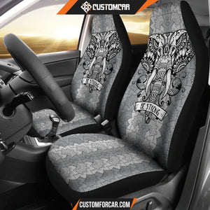 Elephant Artwork Car Seat Covers Mandala Car Accessories