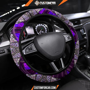 Elephant Artwork Steering Wheel Cover Mandala Car