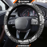 Elephant Artwork Steering Wheel Cover Mandala Car