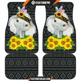 Elephant Mandala Sunflowers Car Floor Mats Car Accessorries 